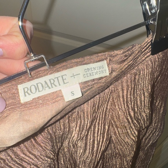 ASO SERENA VAN DER WOODSEN RODARTE PLEATED SKIRT - S - Picture 2 of 7